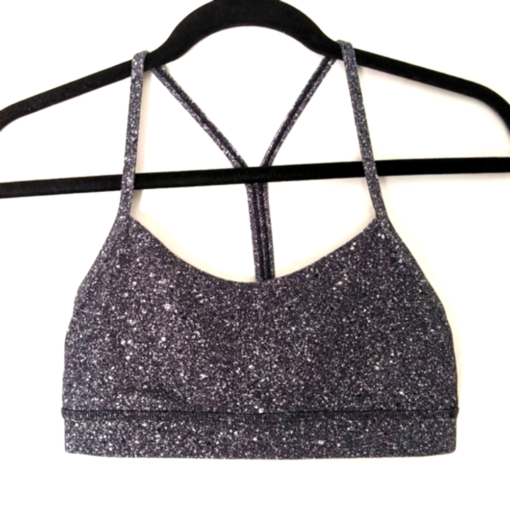 Lululemon Flow Y Bra Nulu Luminesce Splatter 4 - Picture 5 of 15